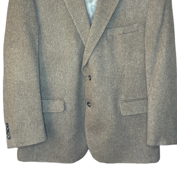 NWOT Jos. A. Bank 100% Camelhair Sport Coat Blazer Brown/Tan Men's Size 46R - Picture 2 of 11